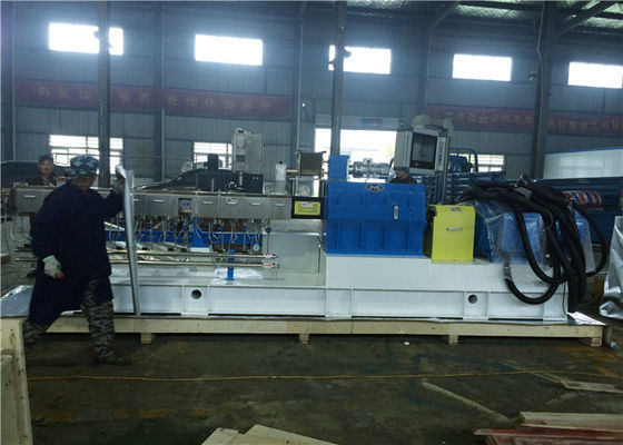 China Duurzame Dubbele Schroefextruder voor LLDPE en Kleur Masterbatch 400kg/hr leverancier