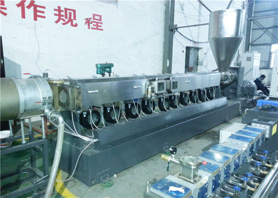 China 120 Mm Plastiek die Enige Schroefextruder met Waterring recycleren die Systeem pelletiseren leverancier