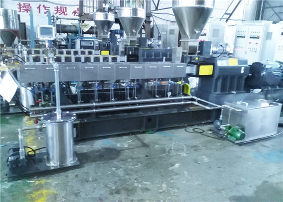 China De tweeling Hoge Torsie 400kg/hr, de Plastic Machine van de Schroef Plastic Extruder van de Filmuitdrijving leverancier